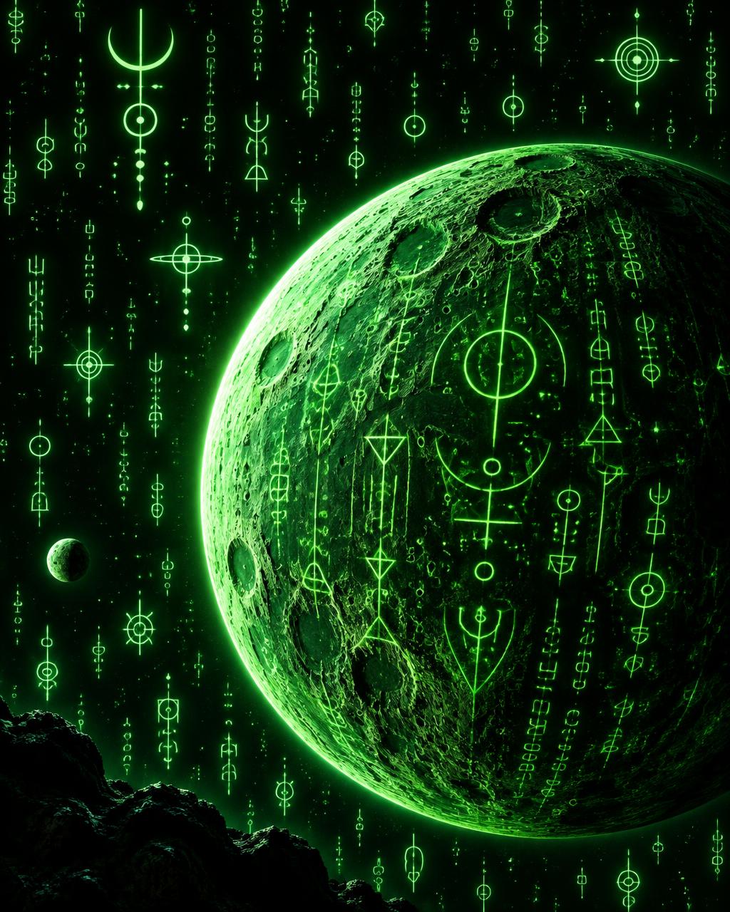 The Inscribed Moon
