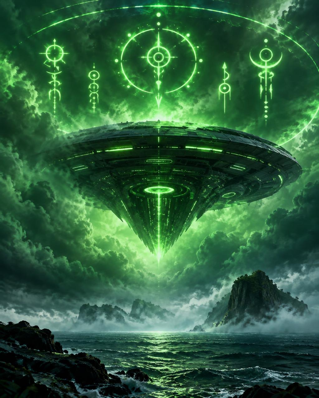 Descent Over the Sea